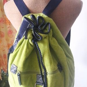 Backpack duffle bag LG  w drawstring